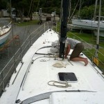 removing the mast
