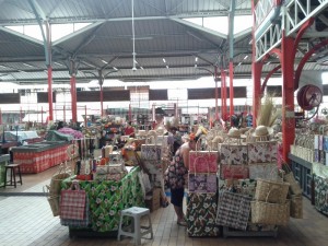 Market stalls