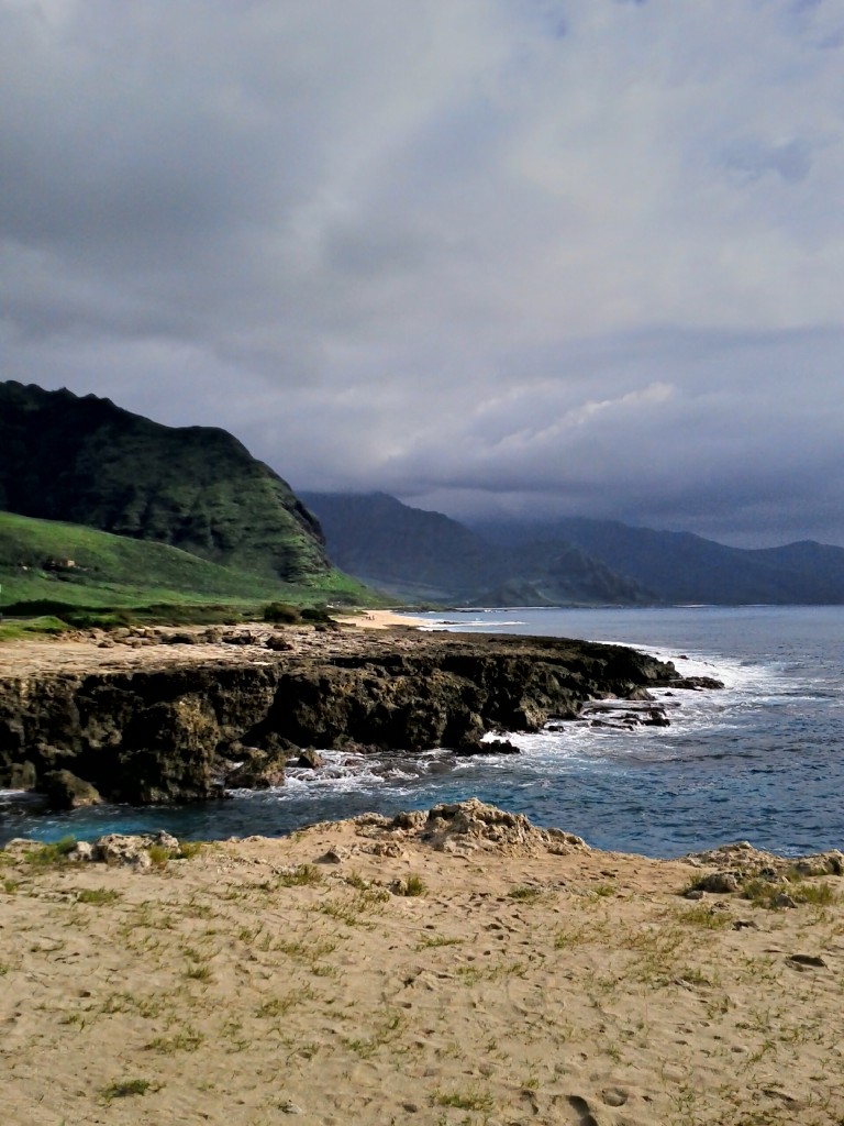 The far northwest corner of Oahu
