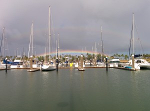 Rainbow before we left