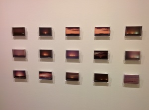 Part of the 'Oil Tanker Sunsents' display by Alison Beste