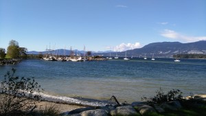 Boats in Vancouver, from Vanier Park