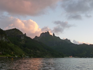 Sunset, RapaIti, Austral Islands, French Polynesia